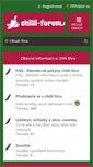 Mobile Screenshot of chilli-forum.cz