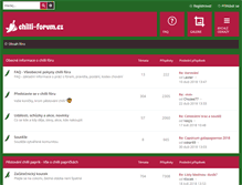 Tablet Screenshot of chilli-forum.cz